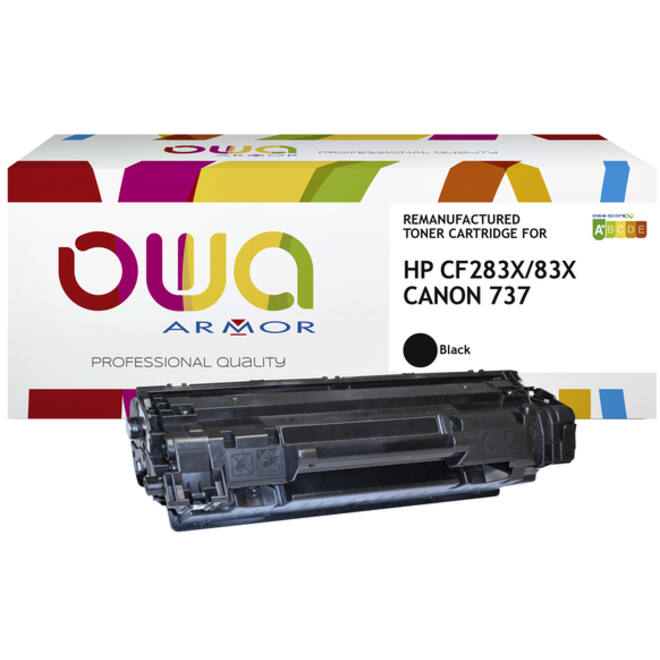 Tonercartridge OWA alternatief tbv HP CF283X zwart