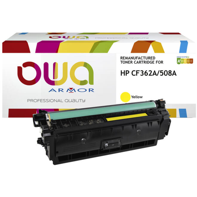 Tonercartridge OWA alternatief tbv HP CF362A geel