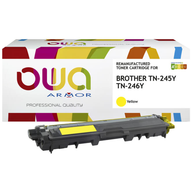 Toner OWA alternatief tbv Brother TN-245Y geel