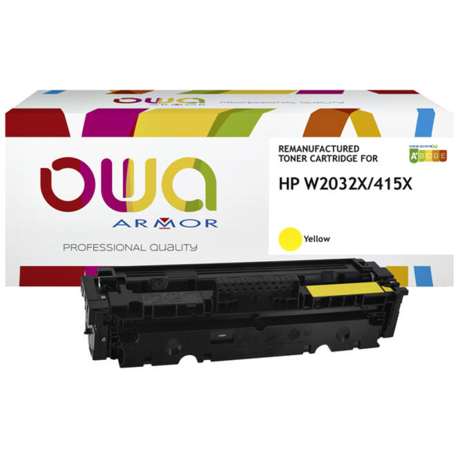 Tonercartridge OWA alternatief tbv HP W2032X geel