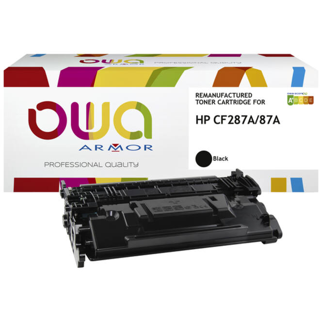 Tonercartridge OWA alternatief tbv HP CF287A zwart
