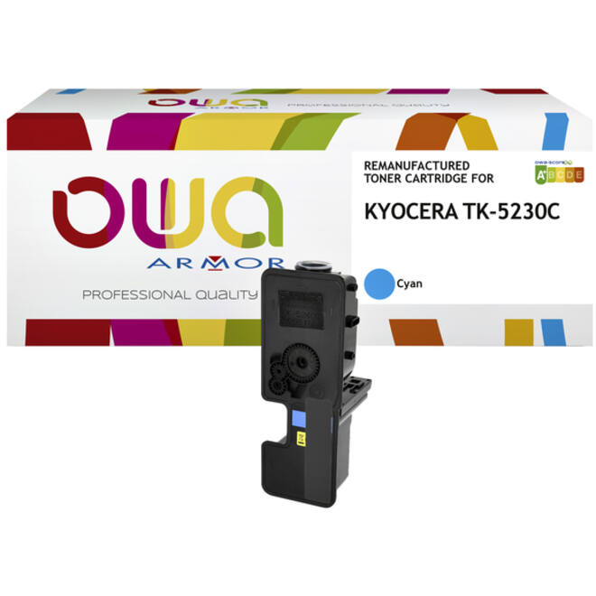Toner OWA alternatief tbv Kyocera TK-5230C blauw