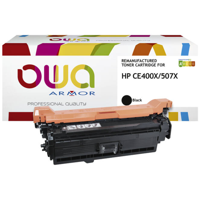 Tonercartridge OWA alternatief tbv HP CE400X zwart