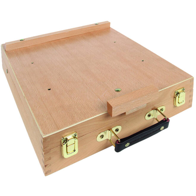 Kist ezel Conda hout 42x33x8.5cm