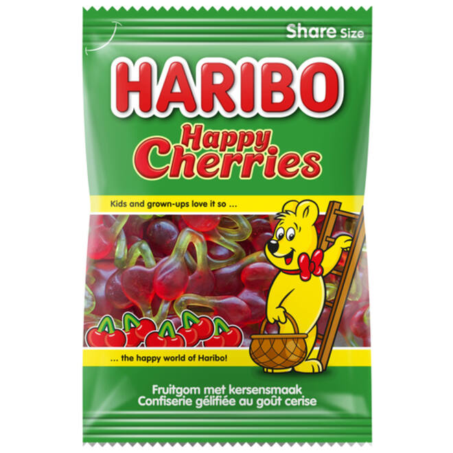 Snoep Haribo Kersen zak 250gr