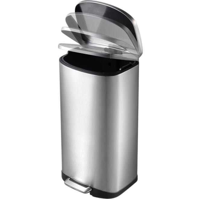 Afvalbak EKO Della pedaalemmer 50 liter RVS