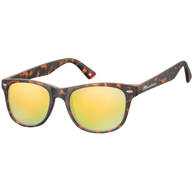 Zonnebril Montana met geel glas turtle
