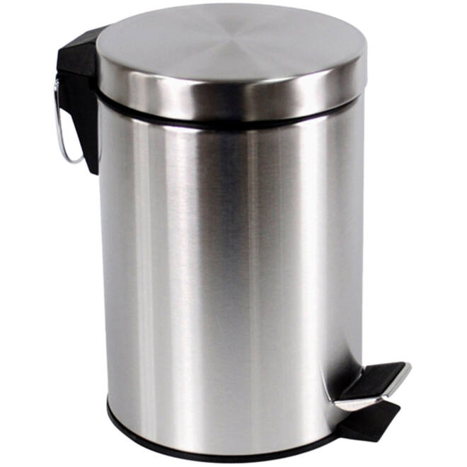 Afvalbak BRASQ pedaalemmer 20 liter rvs