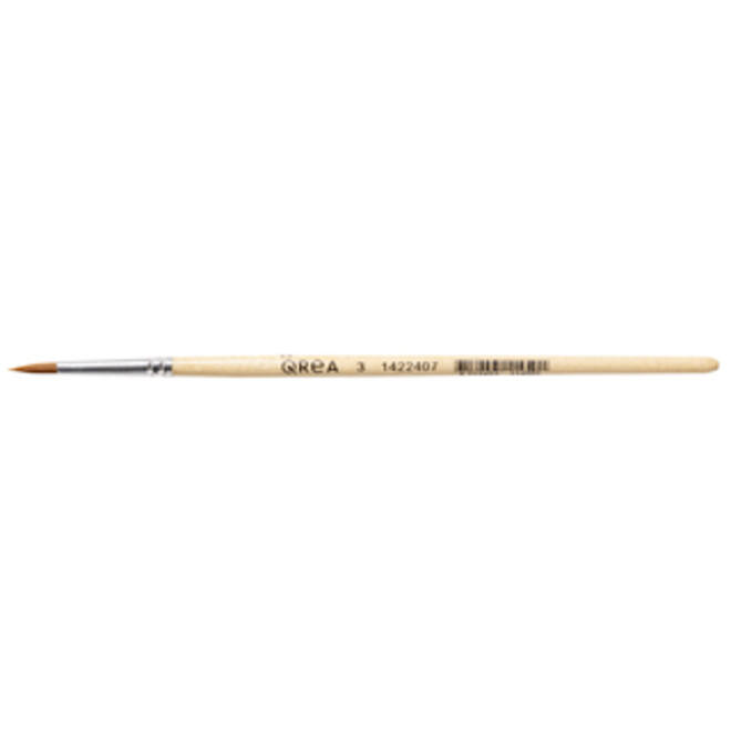 Penseel Qrea synthetisch haar nr 3 breedte 3,0mm
