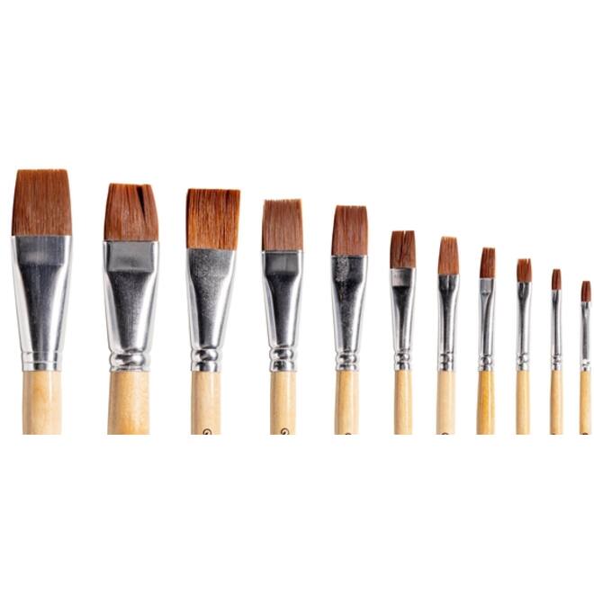 Kwast Qrea synthetisch set à 11 breedtes