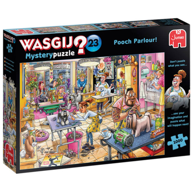 Puzzel Wasgij Mystery 23 Trimsalon Kwispel! 1000 stukjes