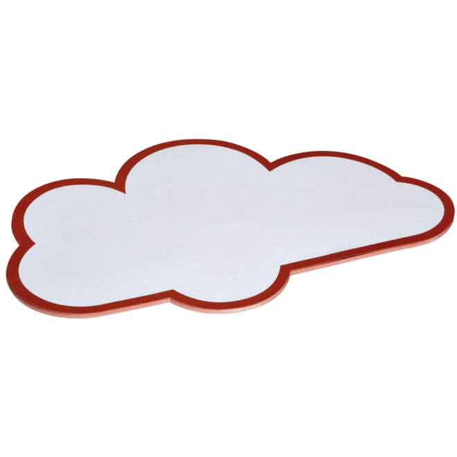 Workshopkaarten MAUL wolk 27x43cm wit 20stuks
