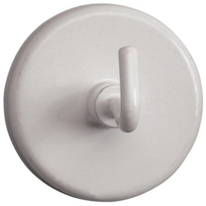 Magneet met haak MAUL 36mm trekkracht 6kg wit