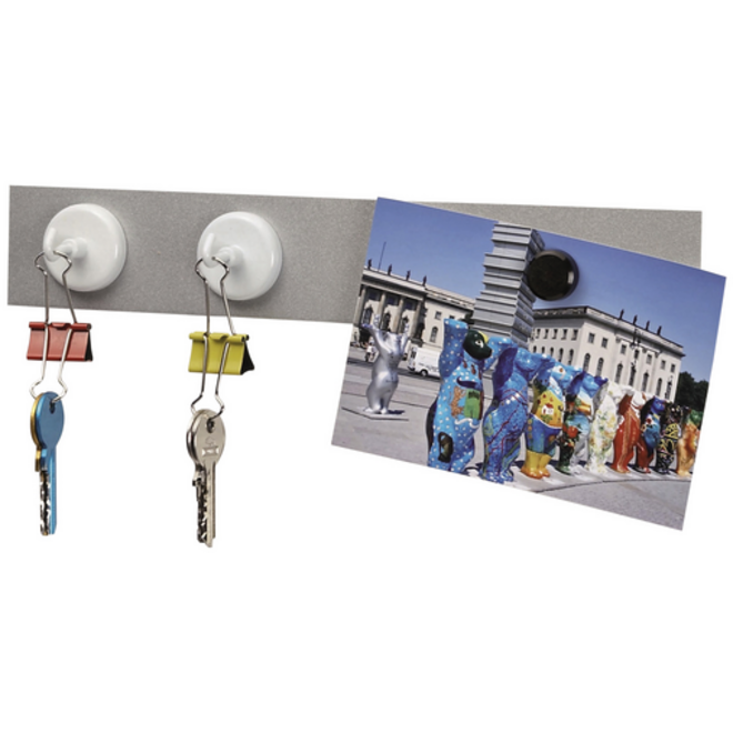 Magneet met haak MAUL 36mm trekkracht 6kg wit