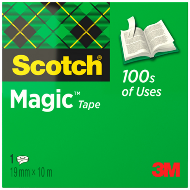 Plakband Scotch Magic 810 19mmx10m onzichtbaar
