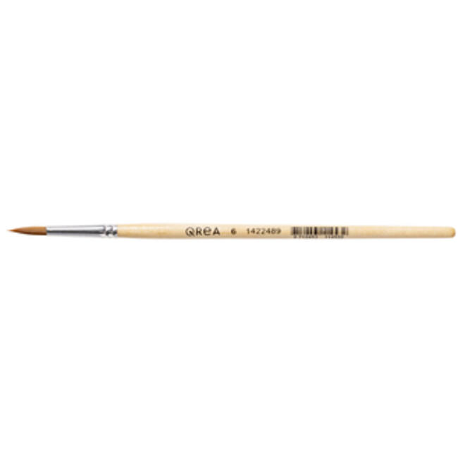 Penseel Qrea synthetisch haar nr 6 breedte 3,9mm