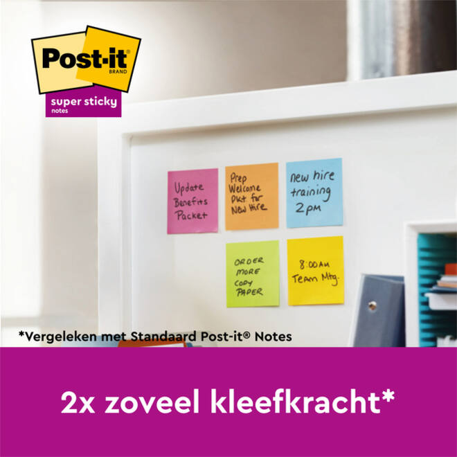Memoblokdispenser 3M tbv Post-it Z-Note 76x76mm transparant + 12 blok Z-notes