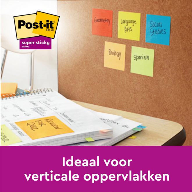 Memoblokdispenser 3M tbv Post-it Z-Note 76x76mm transparant + 12 blok Z-notes