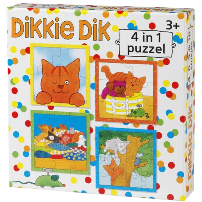 Puzzel Dikkie Dik 4 in 1