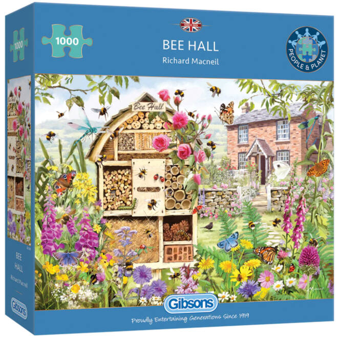 Puzzel Gibsons Bee Hall 1000 stukjes