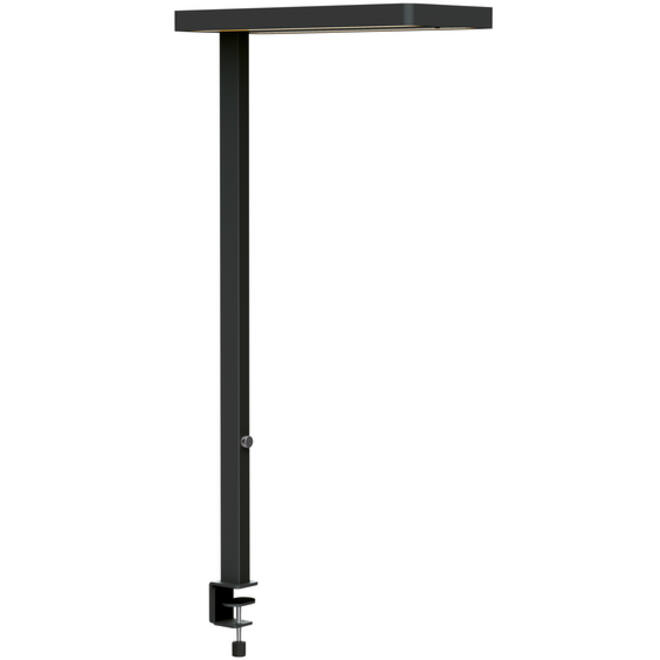 Werkplek tafelklem MAUL Javal LED dimbaar hg 120cm zwart