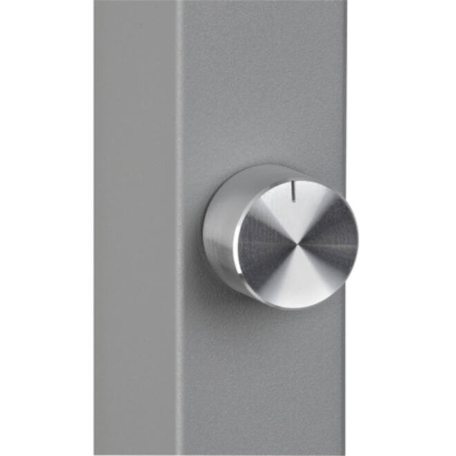 Werkplek tafelklem MAUL Javal LED dimbaar hg 120cm zilver