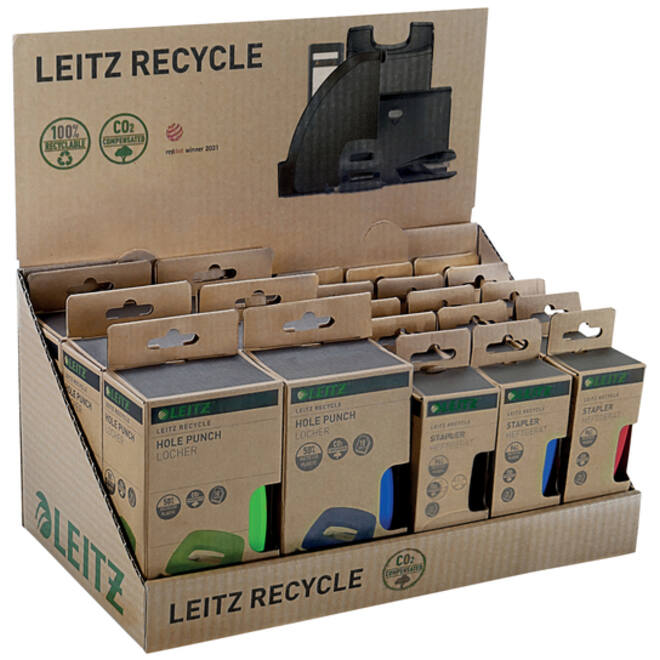 Display Leitz Recycle bureau-accessoires 21 stuks assorti