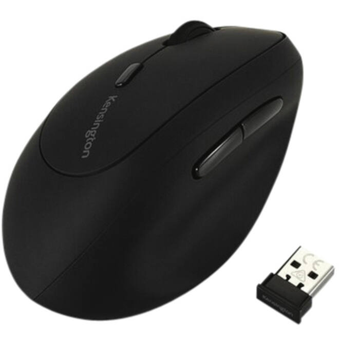 Muis Kensington Pro Fit Ergo Links Draadloos zwart