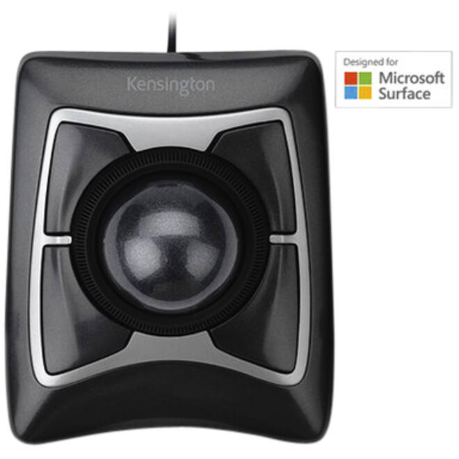 Muis Kensington Trackball Expert Bedraad zwart