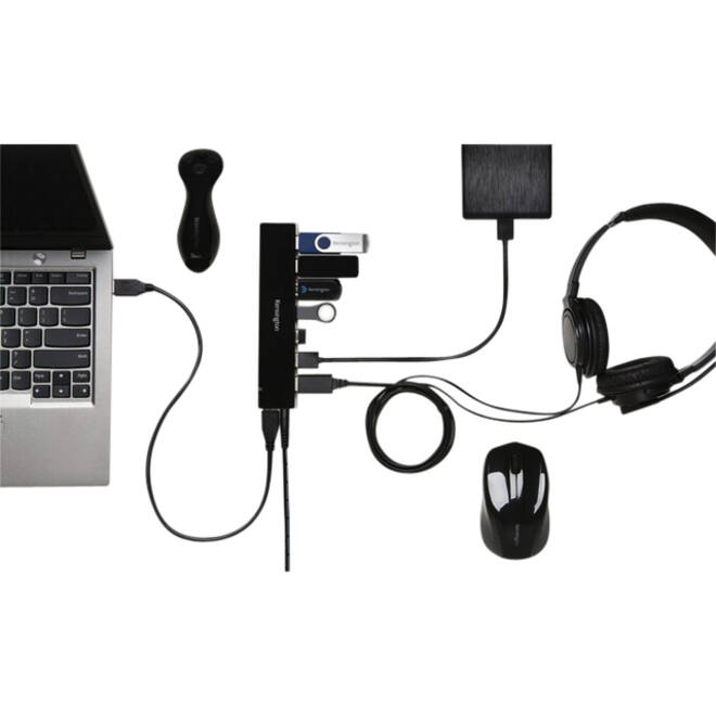 Hub Kensington USB 3.0 7-poorten met oplader