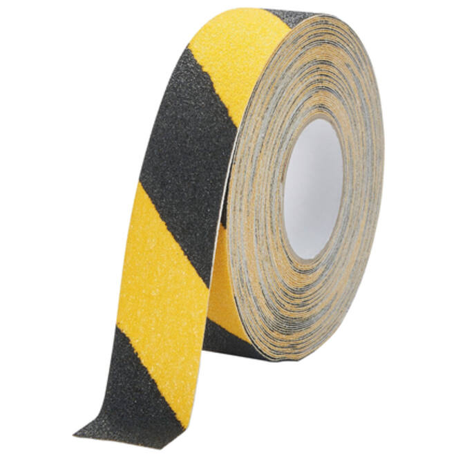Antisliptape DURALINE GRIP+ 50mmx15m geel-zwart