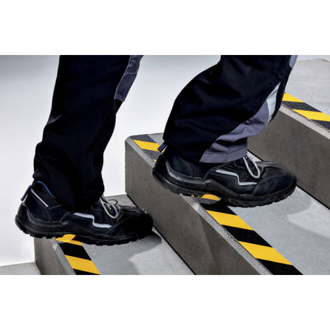 Antisliptape DURALINE GRIP+ 50mmx15m geel-zwart