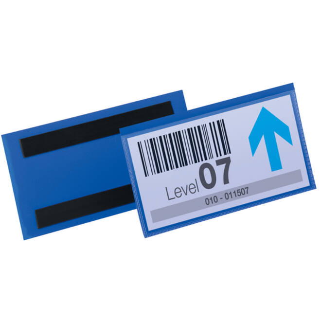 Documenthoes Durable magnetisch 150x67mm blauw