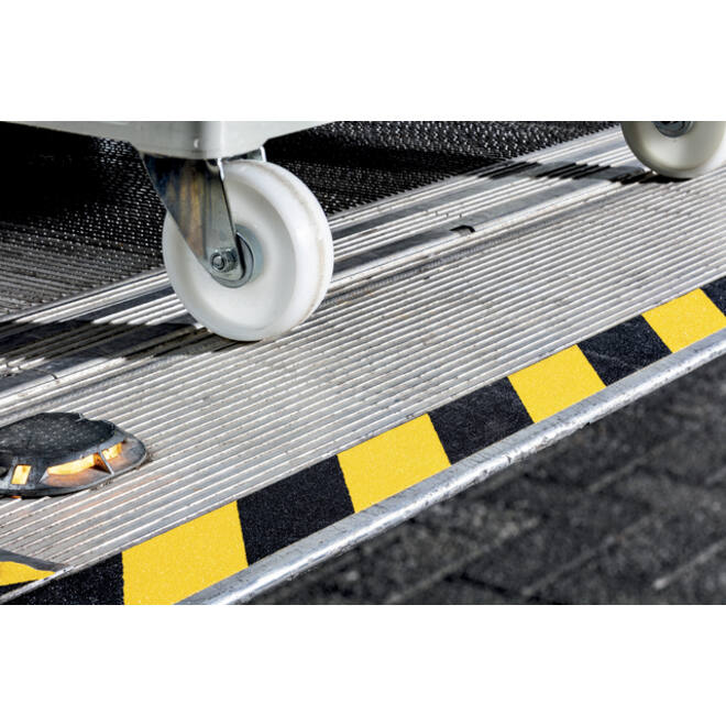 Antisliptape DURALINE GRIP+ 25mmx15m geel-zwart