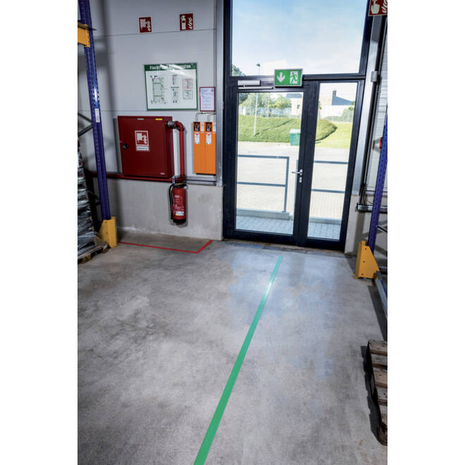 Vloermarkeringstape DURALINE 50mmx30m groen