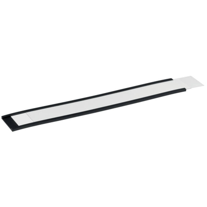 Etikethouder Durable magnetisch 200x30mm antraciet