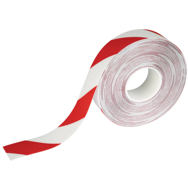 Vloermarkeringstape DURALINE 50mmx30m rood-wit