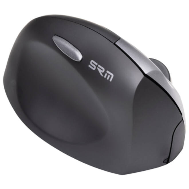 Muis Ergofy SRM VS4 links draadloos zilver zwart