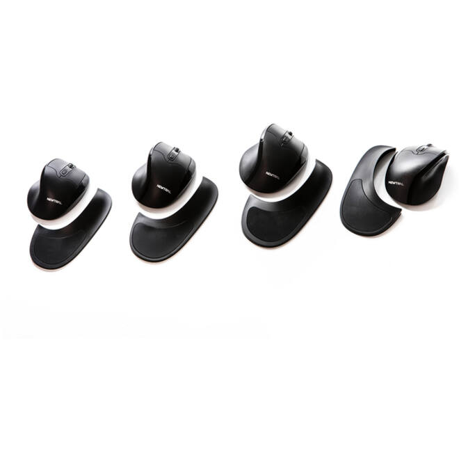 Muis Newtral3 medium links draadloos zwart