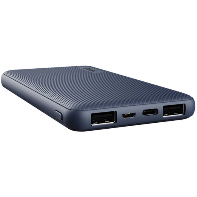 Powerbank Trust Primo 10.000 mAh eco blauw