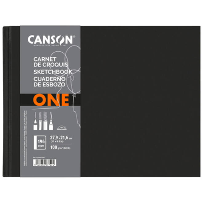 Tekenboek Canson Art Book One 27.9x21.6cm 100gr 80vel hardcover