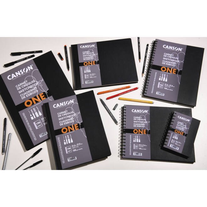 Tekenboek Canson Art Book One 27.9x21.6cm 100gr 80vel hardcover
