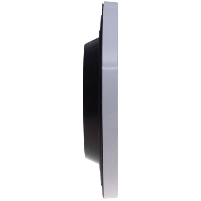 Wandklok MAUL Step RC Ø30x5cm kunststof wit/wit