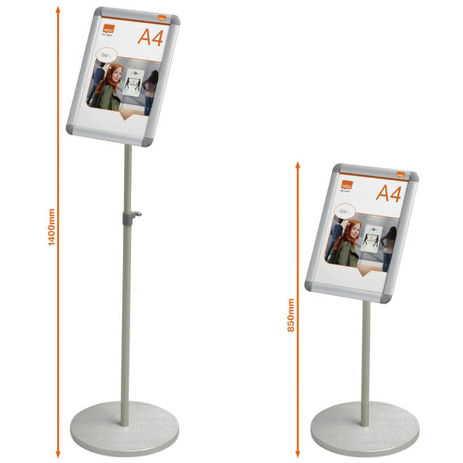 Infostandaard Nobo Premium Plus incl. A4 kliklijst
