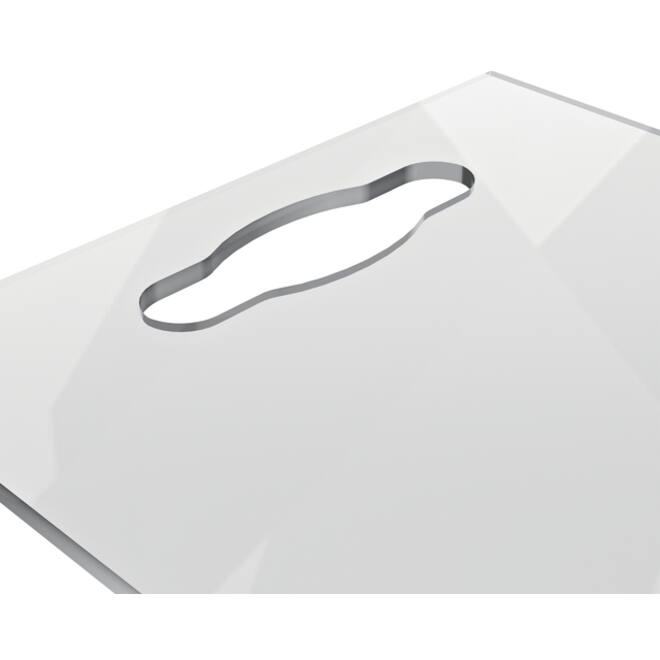 Notitiebord Nobo transparant acryl met handgreep A4