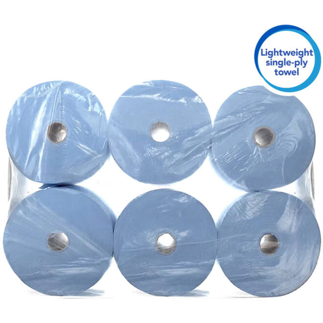 Handdoekrol Scott 1-laags 304m blauw 6668