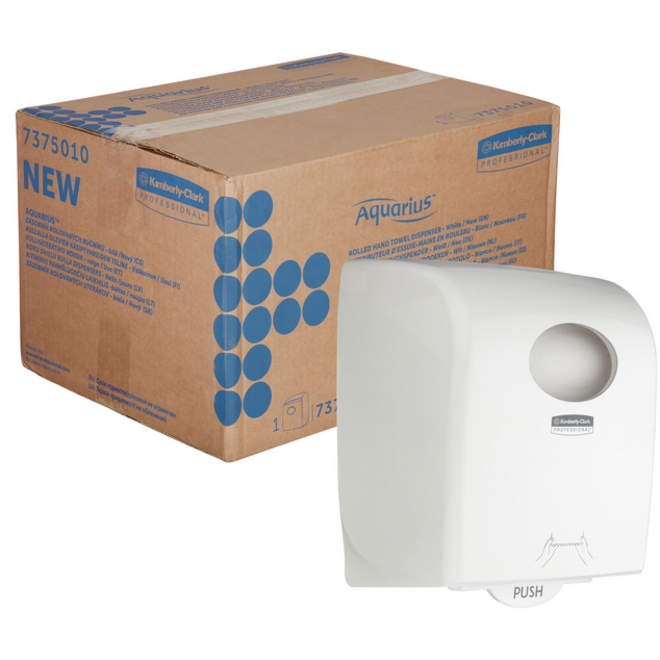 Handdoekroldispenser Aquarius wit 7375