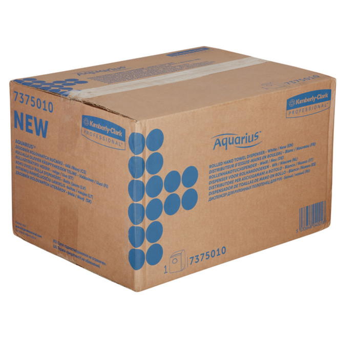 Handdoekroldispenser Aquarius wit 7375