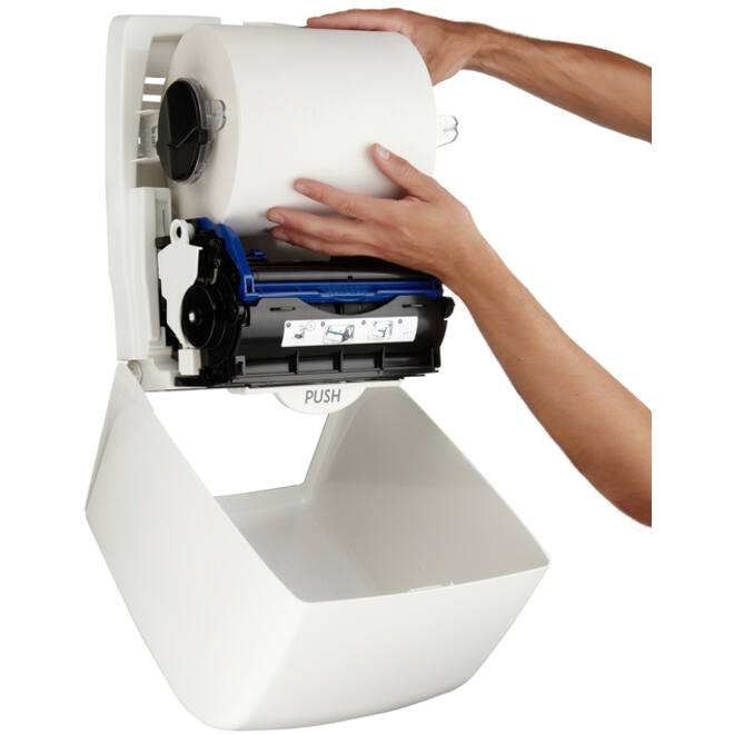 Handdoekroldispenser Aquarius wit 7375