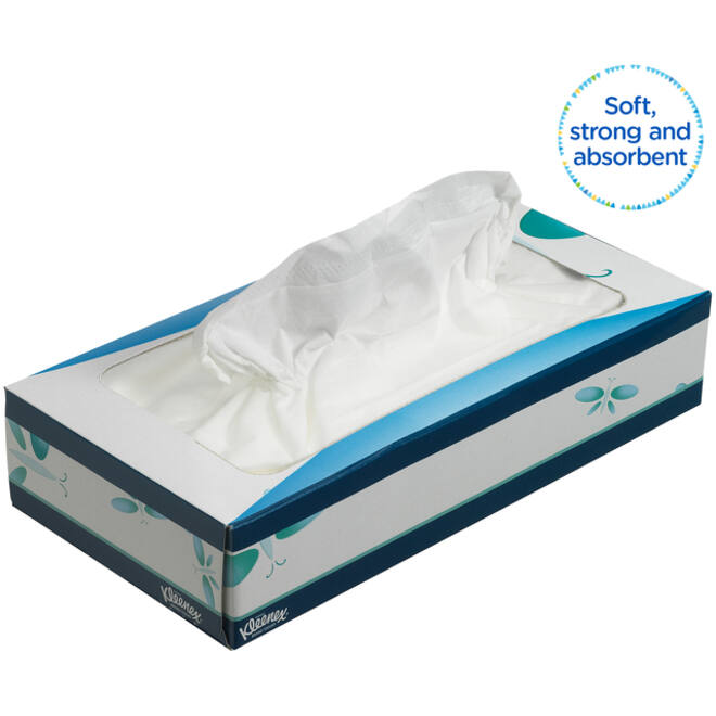 Facial tissues Kleenex 3-laags standaard 12x72stuks wit 8824